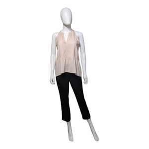 Sim & Sam Racerback Blouse Top Pink Leopard M